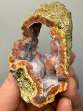 Load image into Gallery viewer, “Goblin Chalcedony” Pink &amp; Orange Druzy Botryoidal Stalactites — Tichka Massif, High Atlas, Morocco
