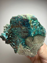 Load image into Gallery viewer, 4” Polished Native Copper in Chrysocolla — Display Specimen (Indonesia)
