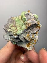 Load image into Gallery viewer, High-Grade Green Wavellite Collectors Specimen - Radiating Botryoidal Crystal Formation - Arkansas, USA
