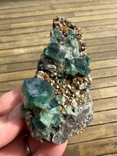 Load image into Gallery viewer, Rare Tenebrescent Color-Changing Cubic Fluorite | Hidden Forest Pocket — Diana Maria Mine, Frosterley, Weardale, County Durham, England
