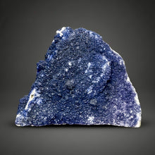 Load image into Gallery viewer, Superb Blueberry Fluorite on Candle Quartz | Huanggang Liang Mine, Inner Mongolia, China
