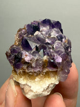 Load image into Gallery viewer, Premium Hematite-Phantom Deep Magenta Ametrine Cluster | Deccan Traps, India | Collector Mineral Specimen
