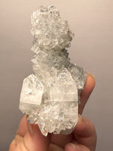 Load image into Gallery viewer, Druzy Chalcedony Stalactites with Druzy Clear Apophyllite | Maharashtra, India

