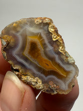 Load image into Gallery viewer, Polished Malawi Agate Half – High-Grade African Banded Agate Display Specimen
