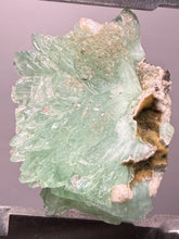 Load image into Gallery viewer, Luminous Mint Apophyllite with Glittering Druzy Sugar Quartz – India
