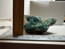 Load image into Gallery viewer, 6” Polished Native Copper in Chrysocolla — Display Specimen (Indonesia)
