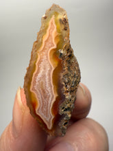 Load image into Gallery viewer, Polished Malawi Agate Half – High-Grade African Banded Agate Display Specimen
