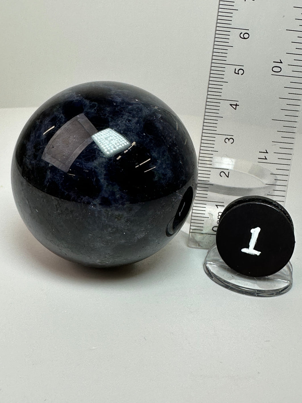 Iolite with Gemmy Inclusions Sphere • from Brazil
