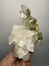 Load image into Gallery viewer, Chlorite-Included Quartz Cluster (Green Phantom Quartz) – Pakistan Mineral Specimen
