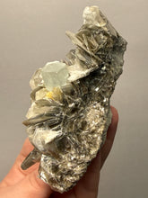 Load image into Gallery viewer, Premium Aquamarine with Mica on Matrix  Collector Mineral Specimen – Nagar Valley, Pakistan
