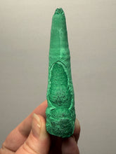 Load image into Gallery viewer, 3.8” High-Grade Malachite Stalactite “Cave” Formation | DR Congo | Mineral Collector Specimen
