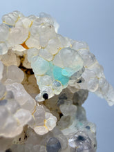 Load image into Gallery viewer, Blue-Green Chrysocolla in Botryoidal Chalcedony Cabinet Specimen | Indonesia
