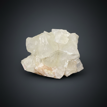 Load image into Gallery viewer, High-Grade Light Green Apophyllite on Pink Stilbite Zeolite | Indian Collector Mineral Specimen
