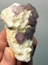 Load image into Gallery viewer, Etched Botryoidal Lavender Fluorite on Quartz Matrix  Collector Mineral Specimen — Hunan, China
