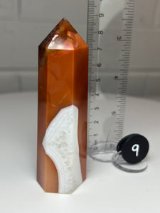 Carnelian (Red and Orange) Obelisk Tower