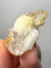 Load image into Gallery viewer, Rare Botryoidal Yellow Fluorite on Quartz Matrix  Collector Mineral Specimen – Maharashtra, India
