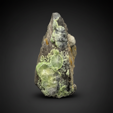 Load image into Gallery viewer, High-Grade Green Wavellite Collectors Specimen - Radiating Botryoidal Crystal Formation - Arkansas, USA
