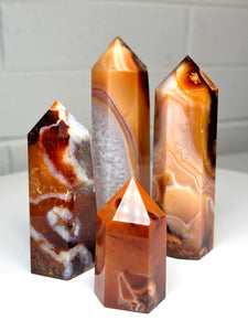 Carnelian (Red and Orange) Obelisk Tower