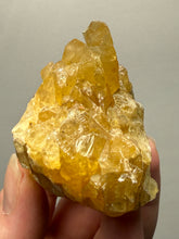 Load image into Gallery viewer, Golden Glow Calcite Cluster | Maharashtra, India
