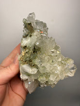Load image into Gallery viewer, Chlorite-Included Quartz Cluster (Green Phantom Quartz) – Pakistan Mineral Specimen

