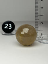 Load image into Gallery viewer, Golden Rutile Quartz (AKA Golden Angel Hair Quartz) Sphere
