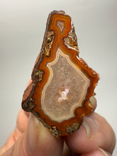 Load image into Gallery viewer, Polished Malawi Agate Half – High-Grade African Banded Agate Display Specimen

