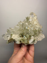 Load image into Gallery viewer, Chlorite-Included Quartz Cluster (Green Phantom Quartz) – Pakistan Mineral Specimen
