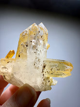 Load image into Gallery viewer, High Grade Golden Iron-Stained Himalayan Quartz Cluster | Rare Pakistan Mineral Specimen | Collector Display Crystal

