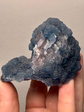 Load image into Gallery viewer, Superb Purple Phantom “Blueberry” Fluorite on Candle Quartz | Huanggang Liang, Inner Mongolia, China

