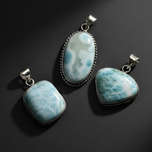 Load image into Gallery viewer, PENDANT | Larimar | 925 Silver Plated
