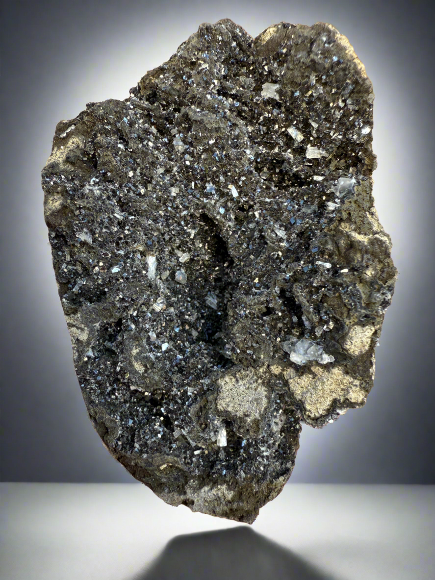 Druzy Black Apophyllite • Maharashtra, India