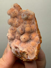 Load image into Gallery viewer, “Goblin Chalcedony” Pink &amp; Orange Druzy Botryoidal Stalactites — Tichka Massif, High Atlas, Morocco
