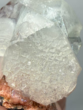 Load image into Gallery viewer, Lustrous Apophyllite over Red Heulandite (Zeolite Pocket) — Deccan Traps, Maharashtra, India
