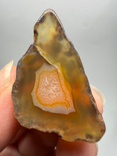 Load image into Gallery viewer, Polished Malawi Agate Half – High-Grade African Banded Agate Display Specimen
