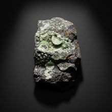 Load image into Gallery viewer, High-Grade Green Wavellite Collectors Specimen - Radiating Botryoidal Crystal Formation - Arkansas, USA
