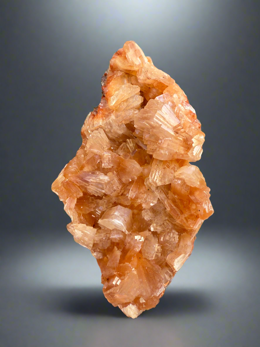 Orange Gem Heulandite • Maharashtra, India