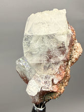 Load image into Gallery viewer, Lustrous Apophyllite over Red Heulandite (Zeolite Pocket) — Deccan Traps, Maharashtra, India

