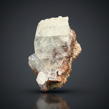 Load image into Gallery viewer, Lustrous Apophyllite over Red Heulandite (Zeolite Pocket) — Deccan Traps, Maharashtra, India
