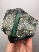 Load image into Gallery viewer, Emerald Variety Green Beryl on Matrix | Northern Bahia, Brazil | Collector Mineral Display Specimen
