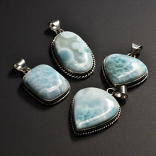 Load image into Gallery viewer, PENDANT | Larimar | 925 Silver Plated
