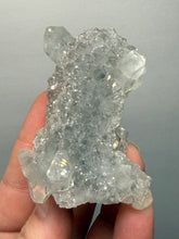 Load image into Gallery viewer, Druzy Chalcedony Stalactites with Druzy Clear Apophyllite | Maharashtra, India

