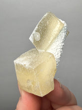 Load image into Gallery viewer, Rare Druzy Golden “Diamond” Calcite on Zeolite Matrix — Maharashtra, India | Collector Cabinet Specimen
