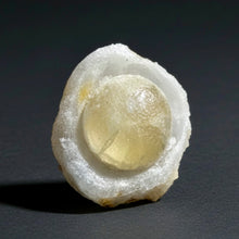 Load image into Gallery viewer, Rare Botryoidal Yellow Fluorite on Quartz Matrix  Collector Mineral Specimen – Maharashtra, India
