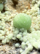 Load image into Gallery viewer, High-Grade Green Wavellite Collectors Specimen - Radiating Botryoidal Crystal Formation - Arkansas, USA
