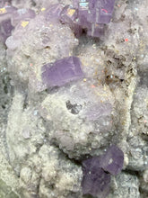 Load image into Gallery viewer, Purple Apatite on Matrix Collector Mineral Specimen from Paprok, Afghanistan
