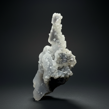 Load image into Gallery viewer, Druzy Chalcedony Stalactite with Druzy Clear Apophyllite | Maharashtra, India
