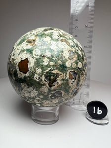 Rainforest Jasper Agate Sphere from Madagascar