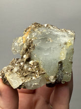 Load image into Gallery viewer, Premium Aquamarine with Mica on Matrix  Collector Mineral Specimen – Nagar Valley, Pakistan

