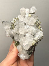 Load image into Gallery viewer, 4.5” New Find: Huanzala Mine Peru Sphalerite + Chalcopyrite + Apatite + Calcite + Quartz | Collector Display Specimen
