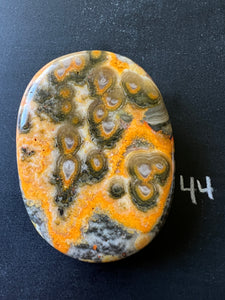 Bumblebee Jasper Agate Palm Stone from West Java, Indonesia • AAA High Grade